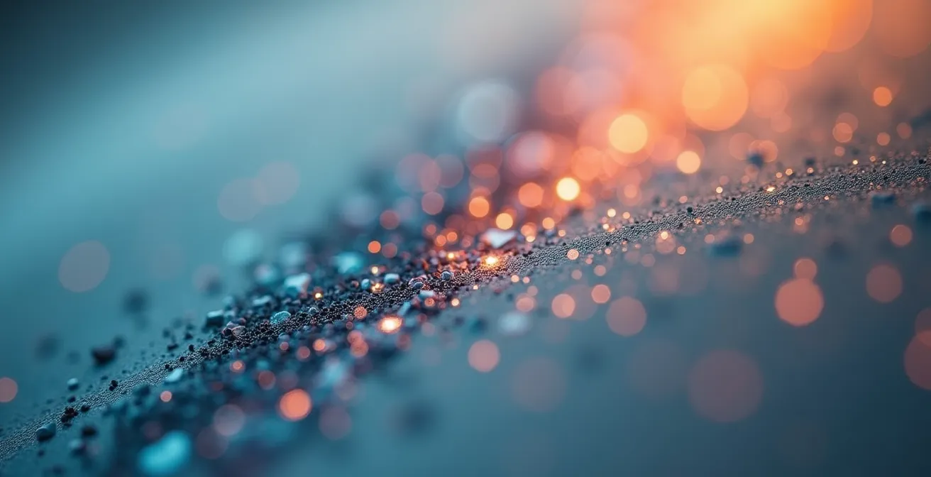 Abstract visualization of strategic CV structure with skill clustering