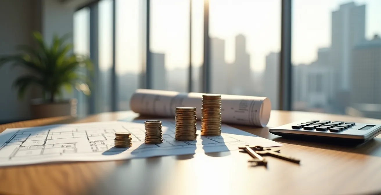 Visual representation of accelerated mortgage payments through property portfolio