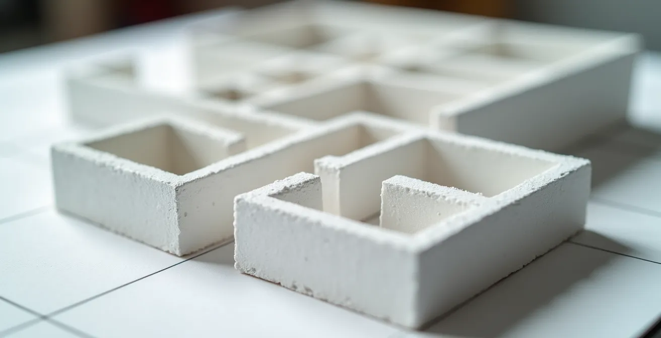 Close-up architectural detail showing efficient unit layout maximizing rental income per square foot