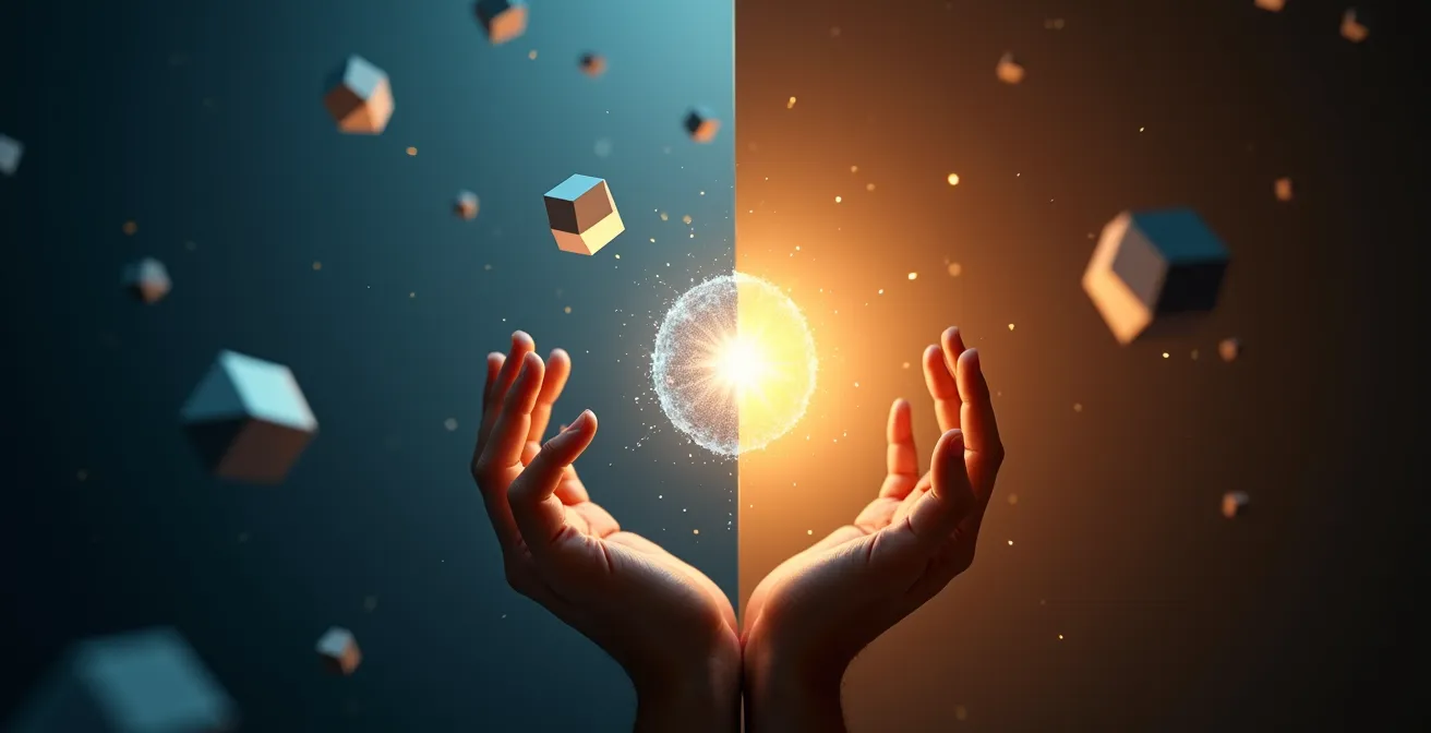 Student transitioning from theoretical study to VR practical application